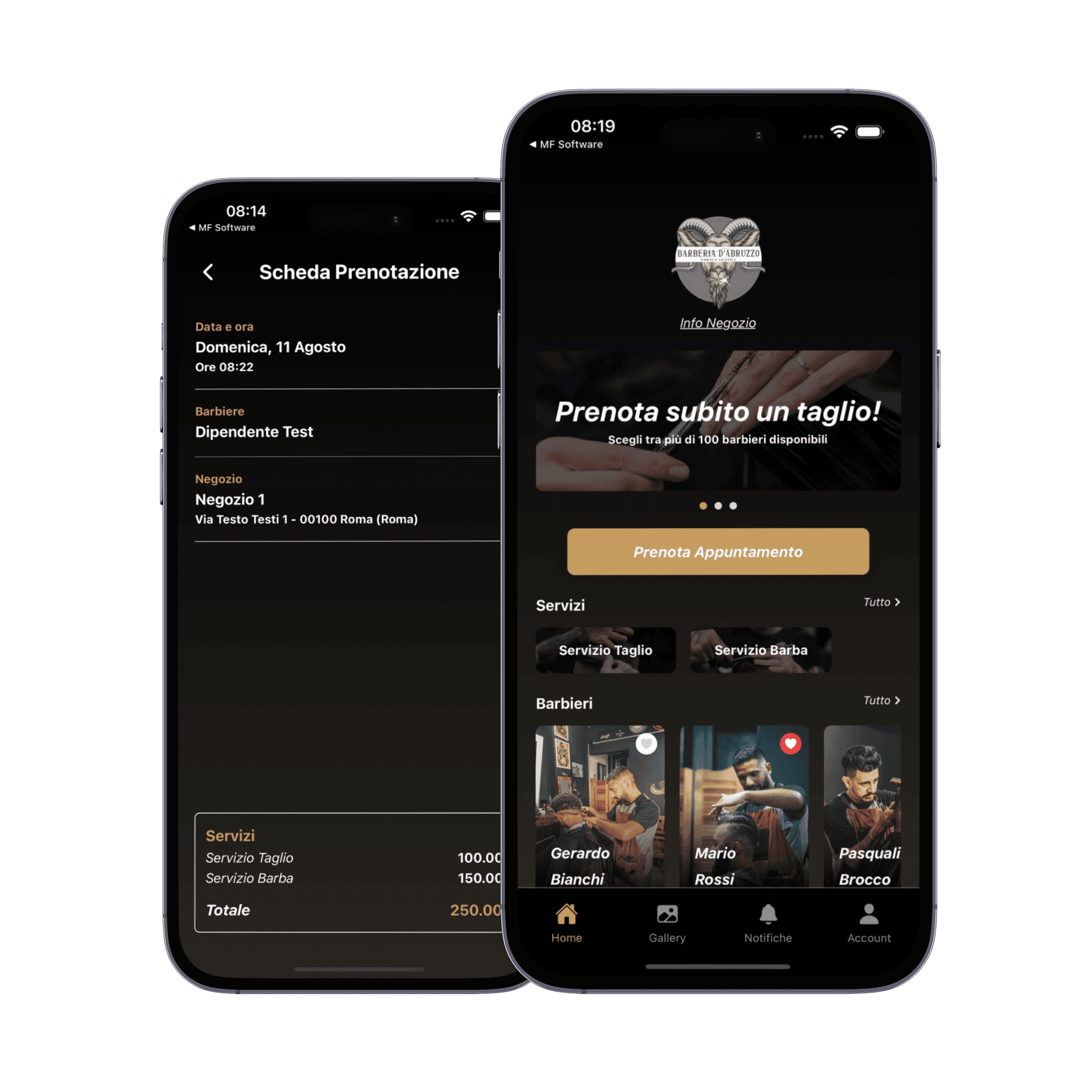 App Barberia D'Abruzzo